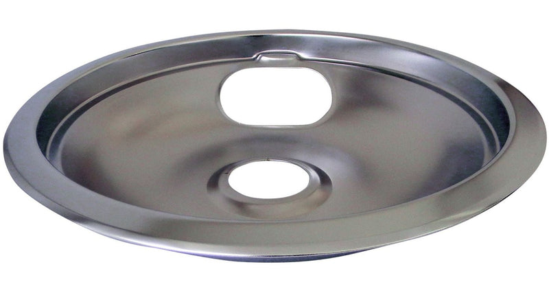 Chrome Drip Pan Shallow Draw, 8-in Q1I9