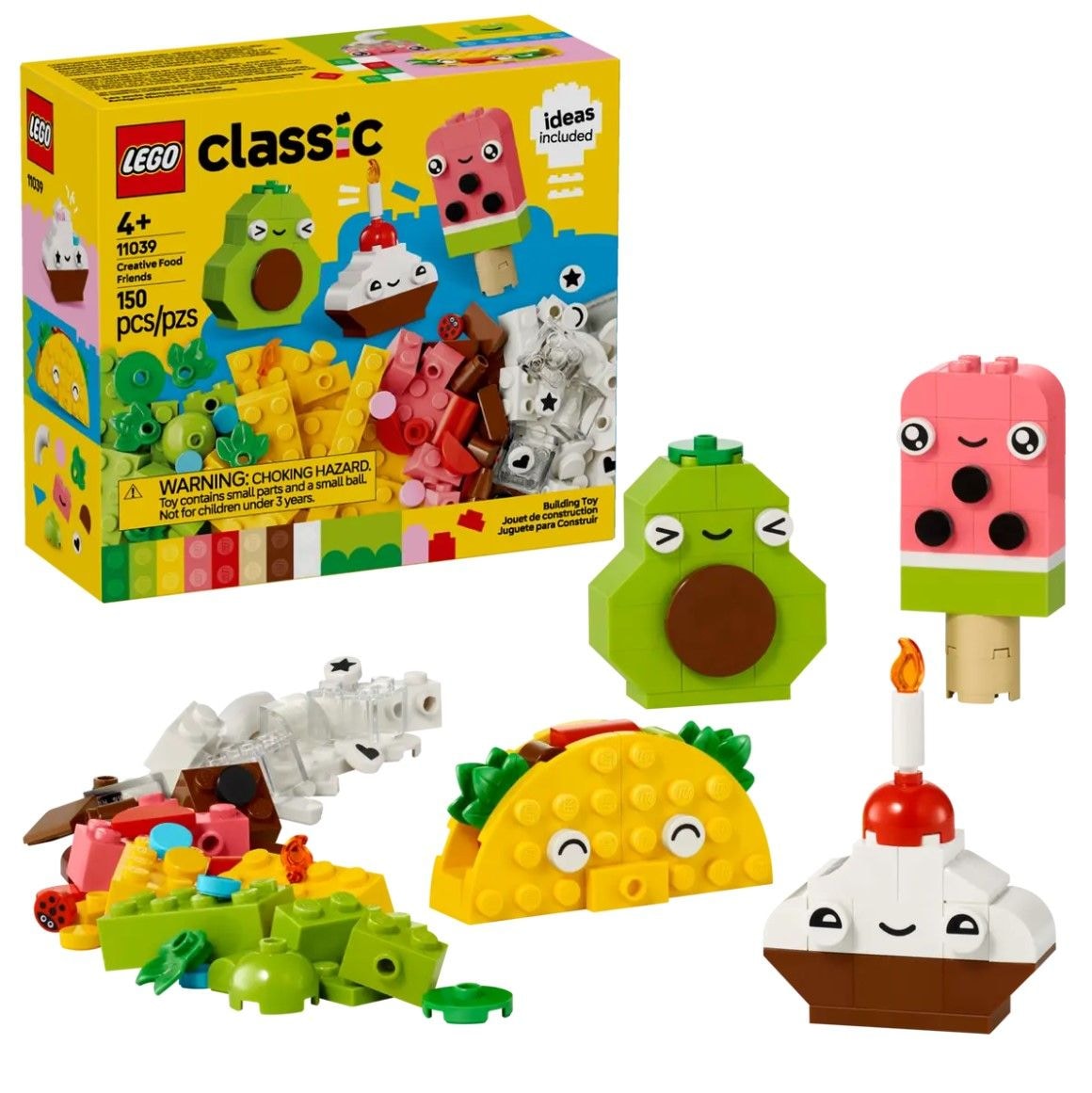 Classic Creative Food Friends - 11039, 150-pcs, Ages 4+ F4C0 - product image 1