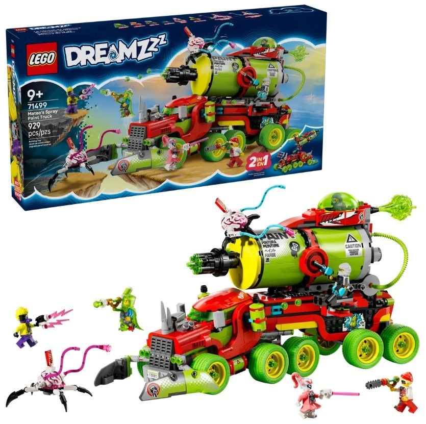 DREAMZzz Mateo's Spray Paint Truck - 71499, 929-pcs, Ages 9+ Z9C5 - product image 1