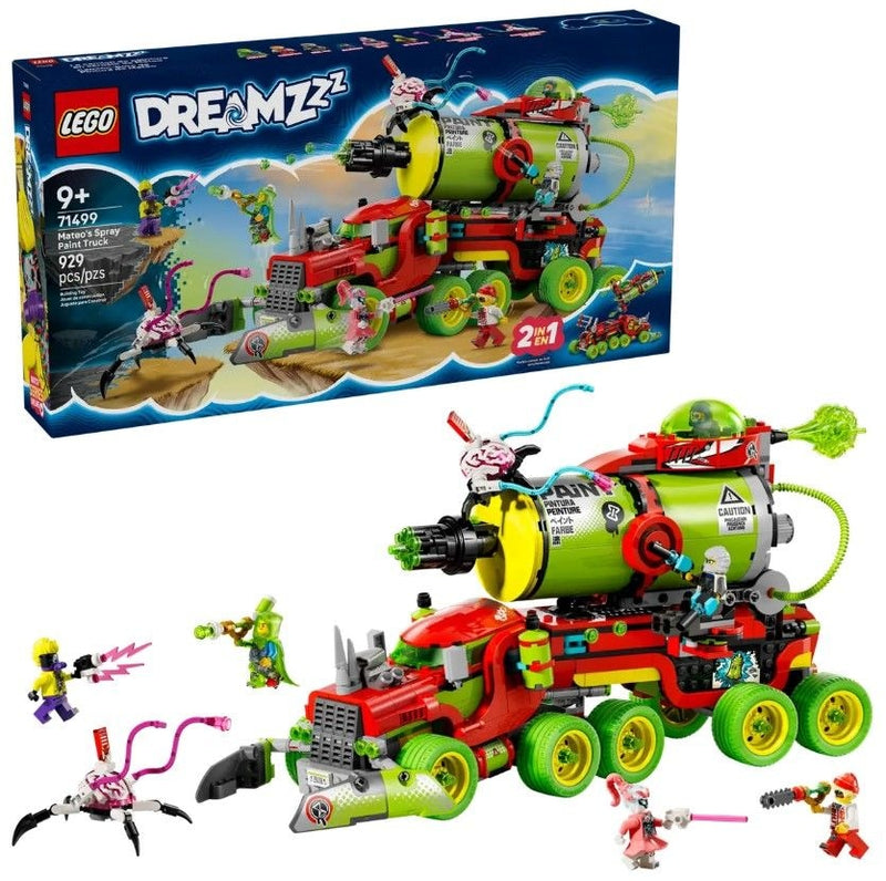 DREAMZzz Mateo's Spray Paint Truck - 71499, 929-pcs, Ages 9+ Z9C5