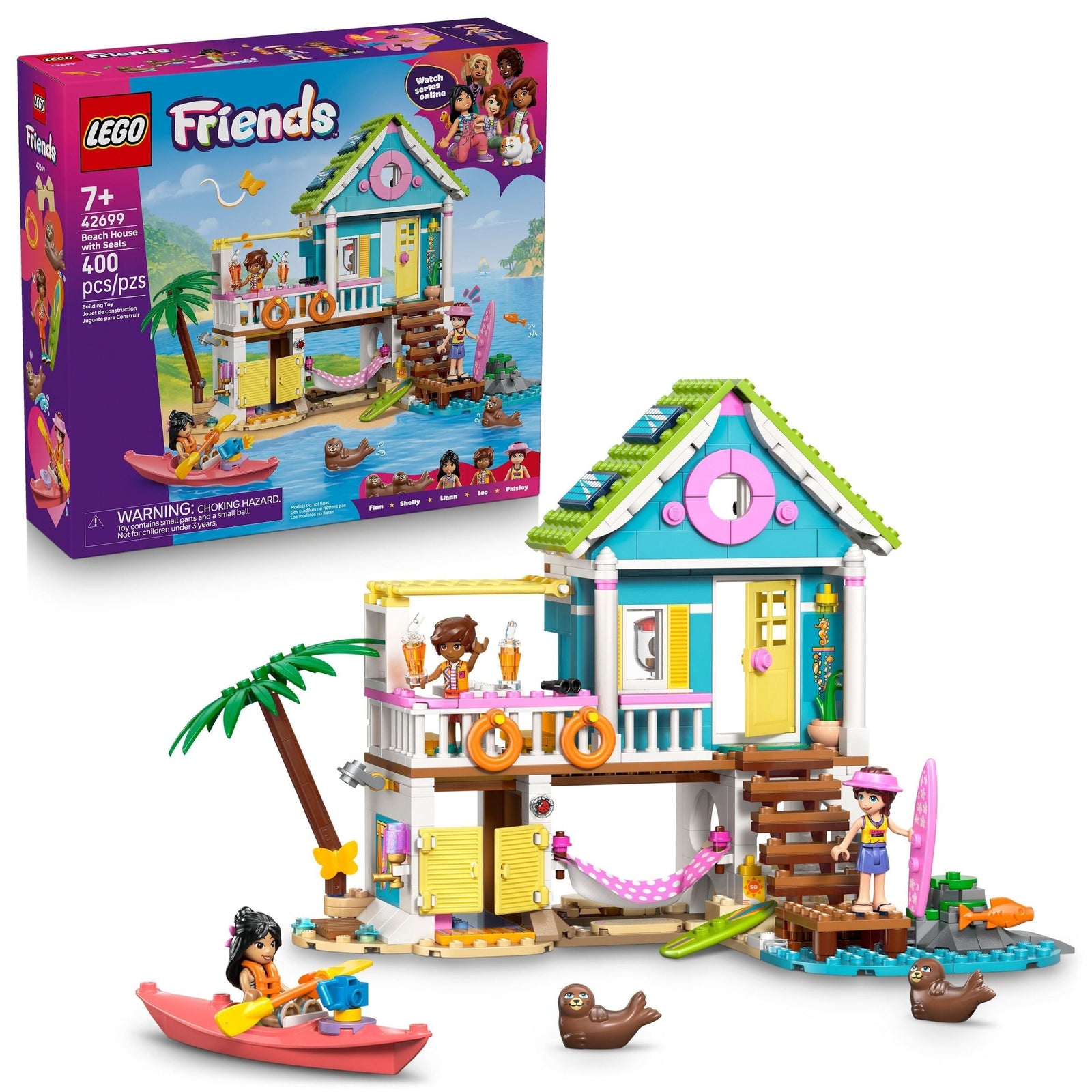 Friends Beach House with Seals - 42699, 400-pcs, Ages 6+ P4S4 - product image 1