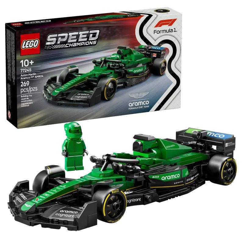 Speed Champions Aston Martin Aramco AMR24 F1 Race Car - 77245, 269-pcs, Ages 10+ I5J7