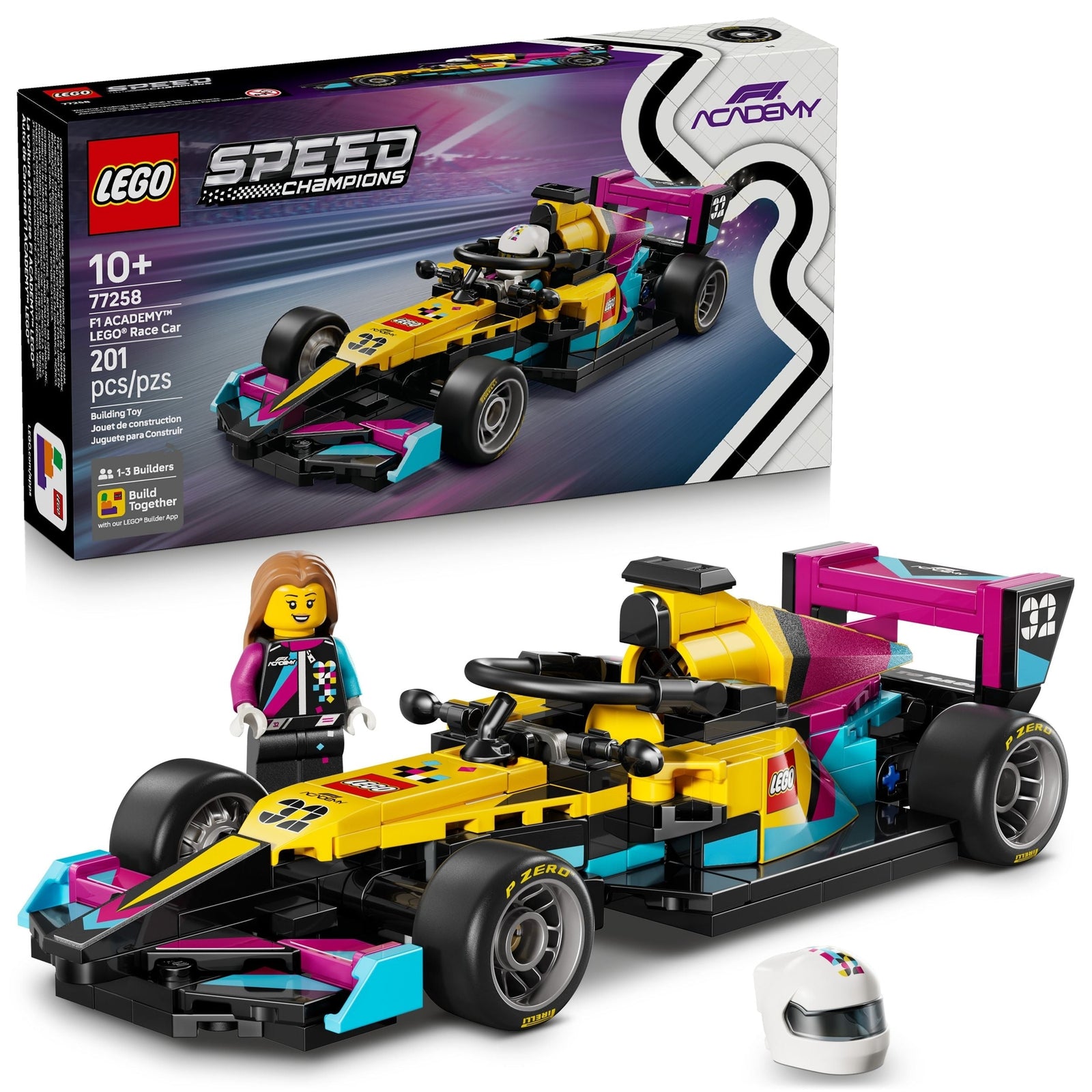 Speed Champions F1 ACADEMY Race Car - 77258, 201-pcs, Ages 10+ S3F0 - product image 1
