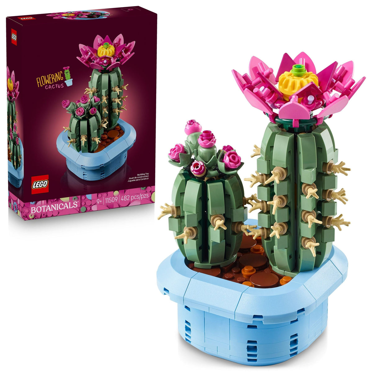 The Botanical Collection Flowering Cactus Building Set - 11509, 482-pcs, Ages 9+ T5C6 - product image 1