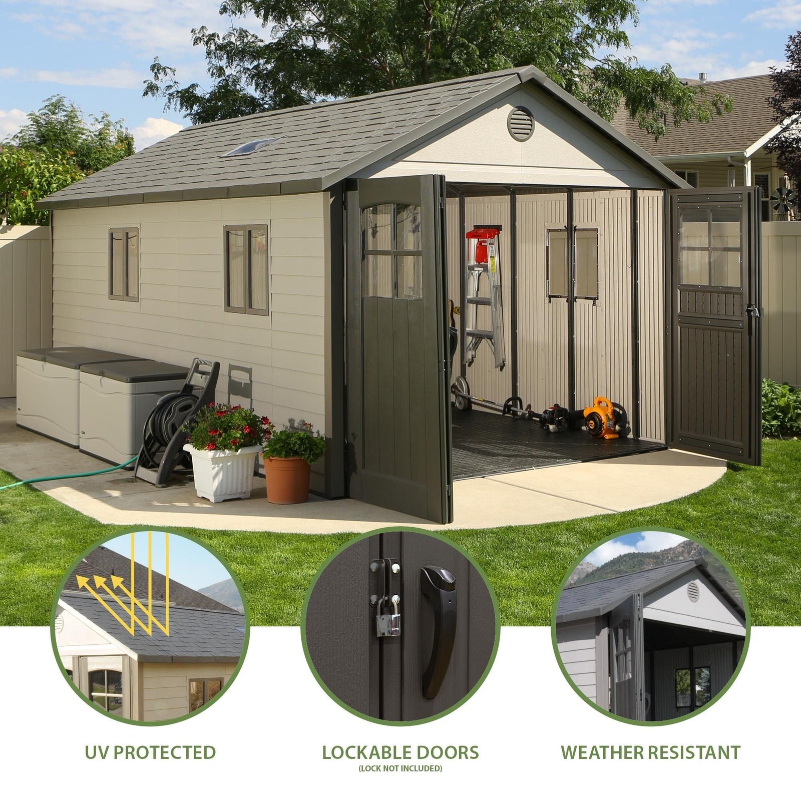 Outdoor Storage Shed, 11-ft x 18.5-ft I6Q7 - product image 5