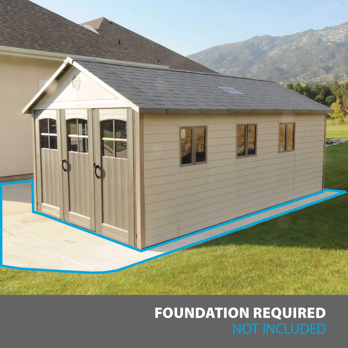 Outdoor Storage Shed, 11-ft x 21-ft P0V2 - product image 3