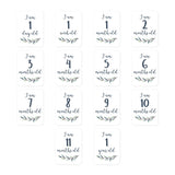 Baby's 1st Year Milestone Blanket, Hello World Wreath O4A5 - product image 1