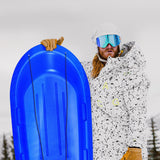 Kids' Large 3-Person Lightweight Plastic Winter Snow Sled/Toboggan W4L7 - product image 5