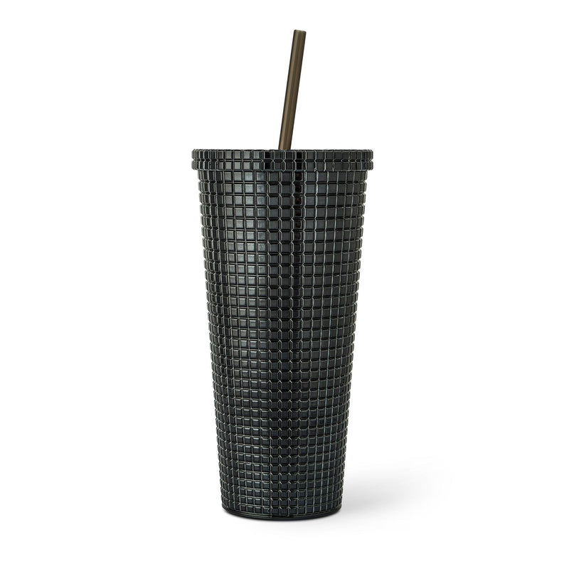 710-mL BPA-Free Iridescent Studded Textured Tumbler S0A9