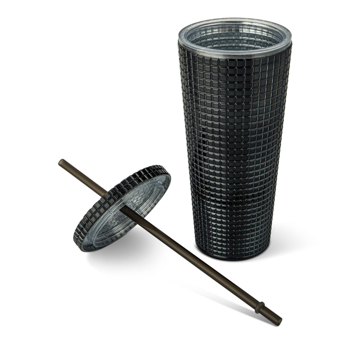 710-mL BPA-Free Iridescent Studded Textured Tumbler S0A9 - product image 2