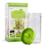 Single Mason Jar Sprouting Kit with Seeds, 3-pc I6L9 - product image 1