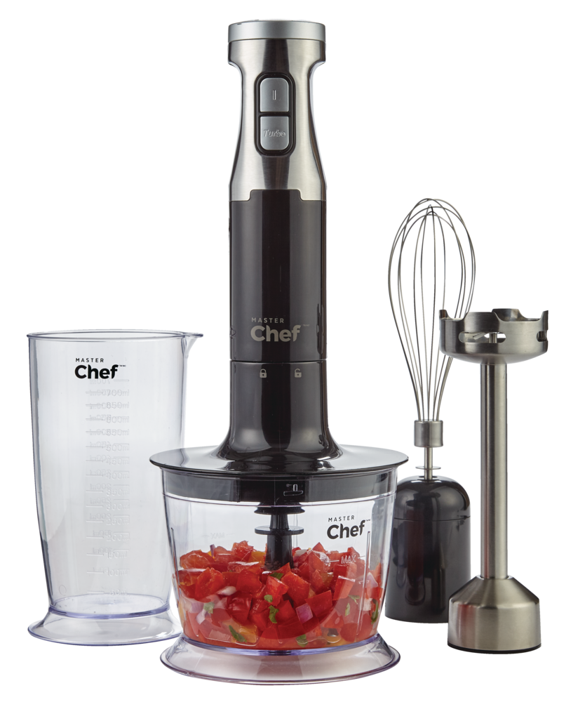 Corded Hand Blender with Whisk, Stainless Steel, Black R0J0 - product image 1
