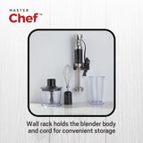 Corded Hand Blender with Whisk, Stainless Steel, Black R0J0 - product image 3