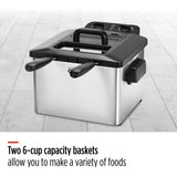 Deep Fryer with 2 Basket Capacity, Stainless Steel, 4.5-L K0N4 - product image 6
