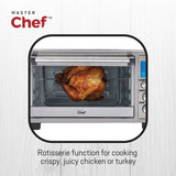 Digital Convection Toaster Oven with 10 Functions, Stainless Steel, 6-Slices F0J9 - product image 5