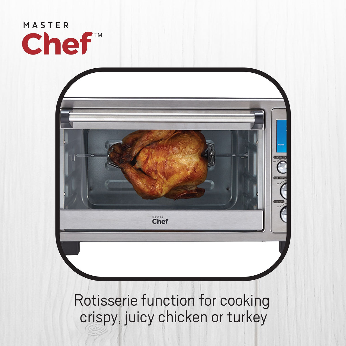 Digital Convection Toaster Oven with 10 Functions, Stainless Steel, 6-Slices F0J9 - product image 5