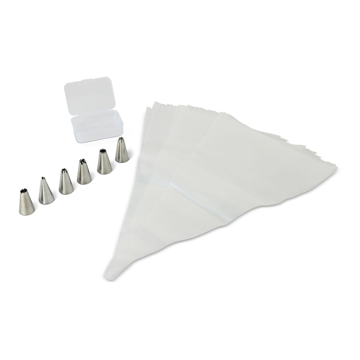 Disposable Piping Bags with 6 Tips, 30-pc S5P4 - product image 1