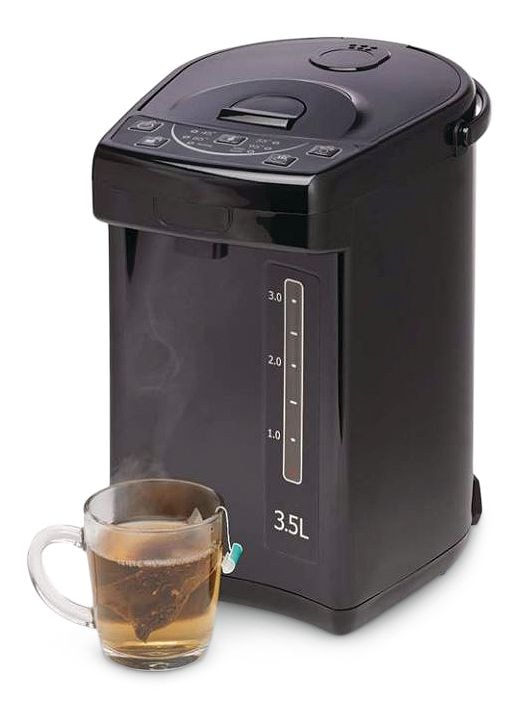 Electric Hot Water Boiler, Warmer & Dispenser with Handle, Black, 3.5-L Q7R0 - product image 1