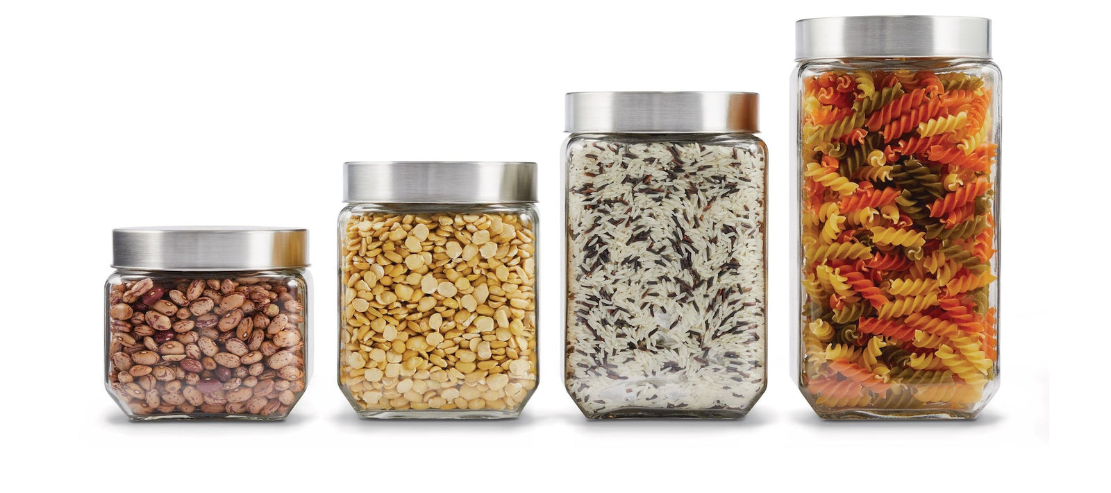 Glass Food Storage Container Set with Airtight Lid, 4 Count C1U7 - product image 1