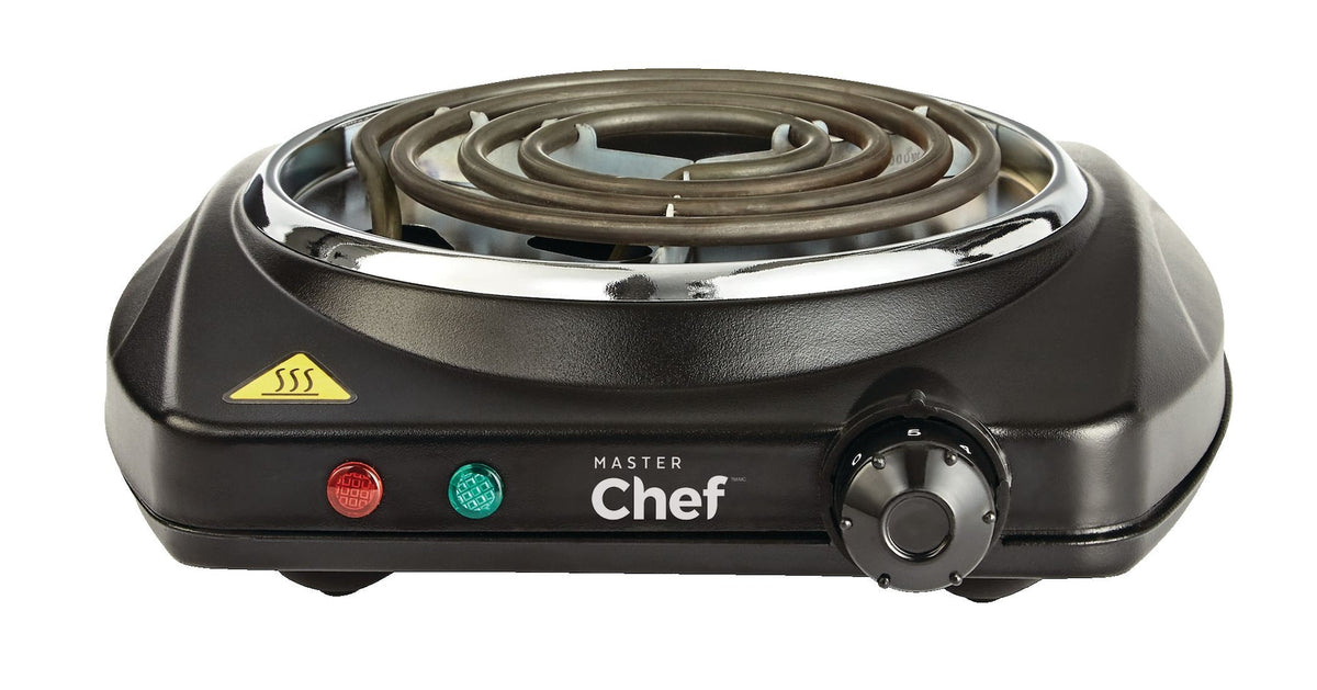 Single Burner Hot Plate, Black, 1000W W6X2 - product image 3