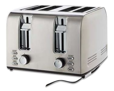 Stainless Steel Toaster with 3 Settings, 4-Slice F2U1 - product image 2
