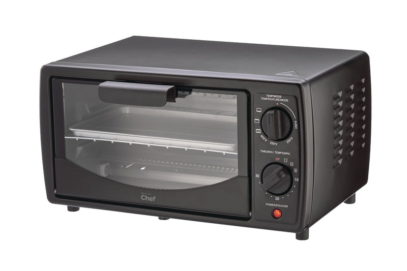 4-Slice Compact Toaster Oven, 2-Rack, Black G0U7