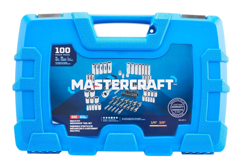 100 Piece Multi Fit Socket Set Y6H3