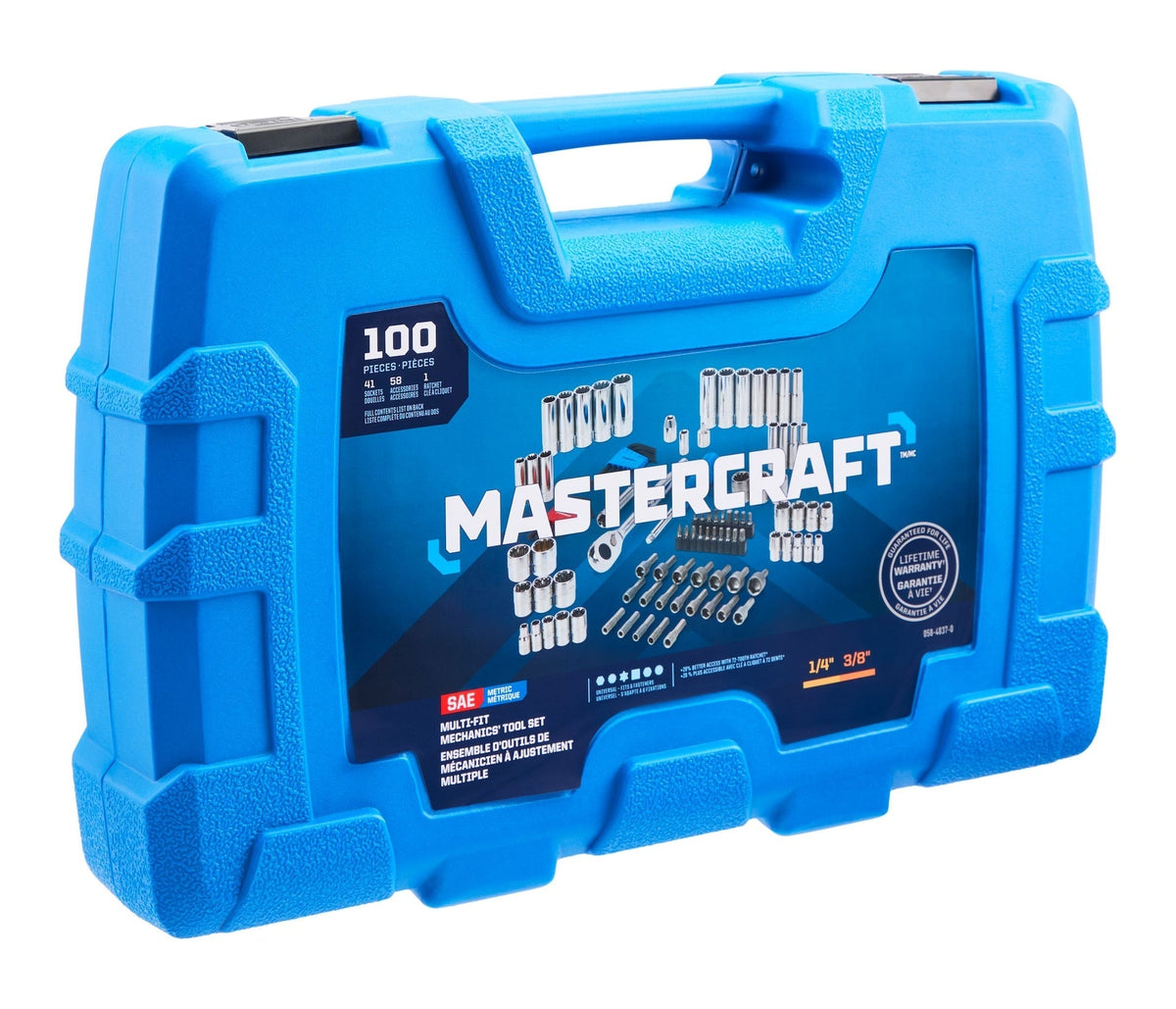 100 Piece Multi Fit Socket Set Y6H3 - product image 2