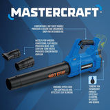 20V Cordless 460 CFM Brushless Leaf Blower, Tool Only, PWR POD Compatible C0W0 - product image 5