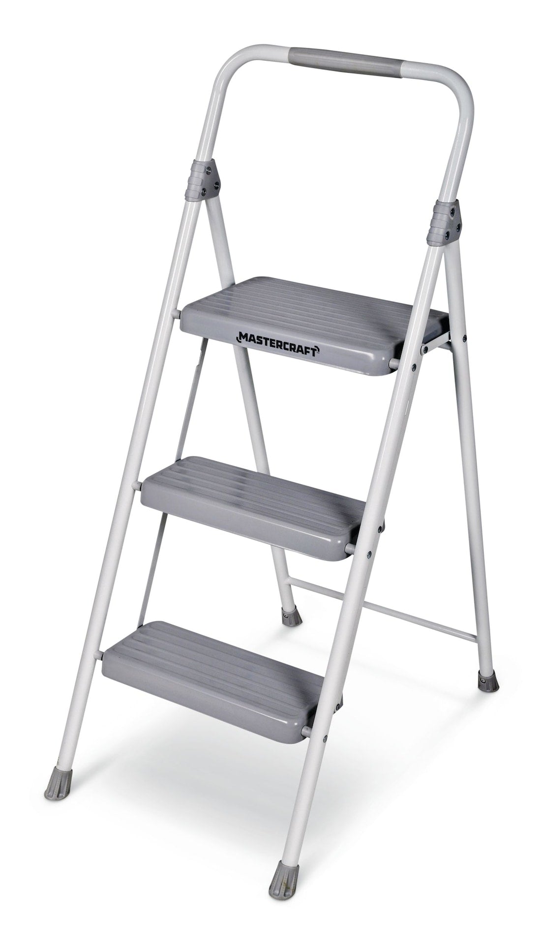 3-Step Metal Folding Step Stool, 225-lb, 3.2 ft I7T9 - product image 1