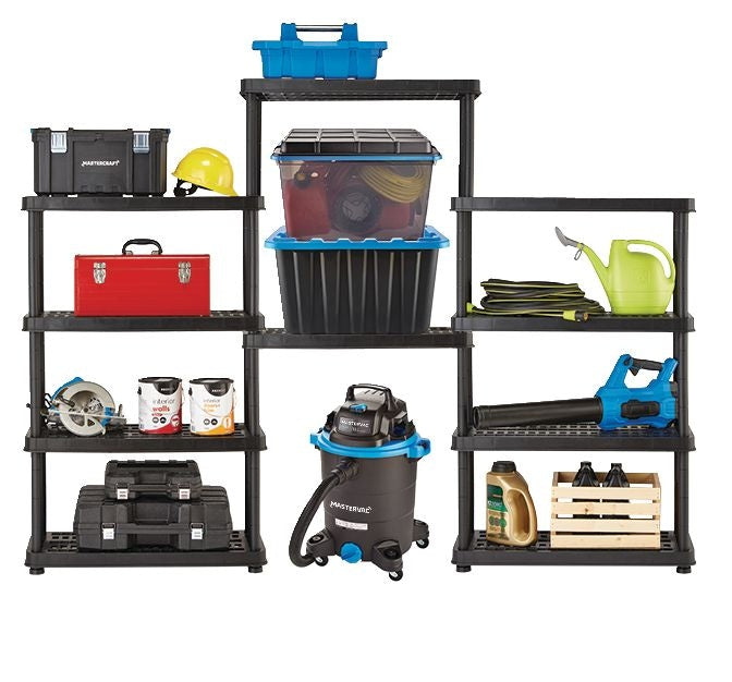 Adjustable 5-Shelf Resin/Plastic Storage Rack/Shelving Unit, 36 x 18 x 72-in G7E2 - product image 3