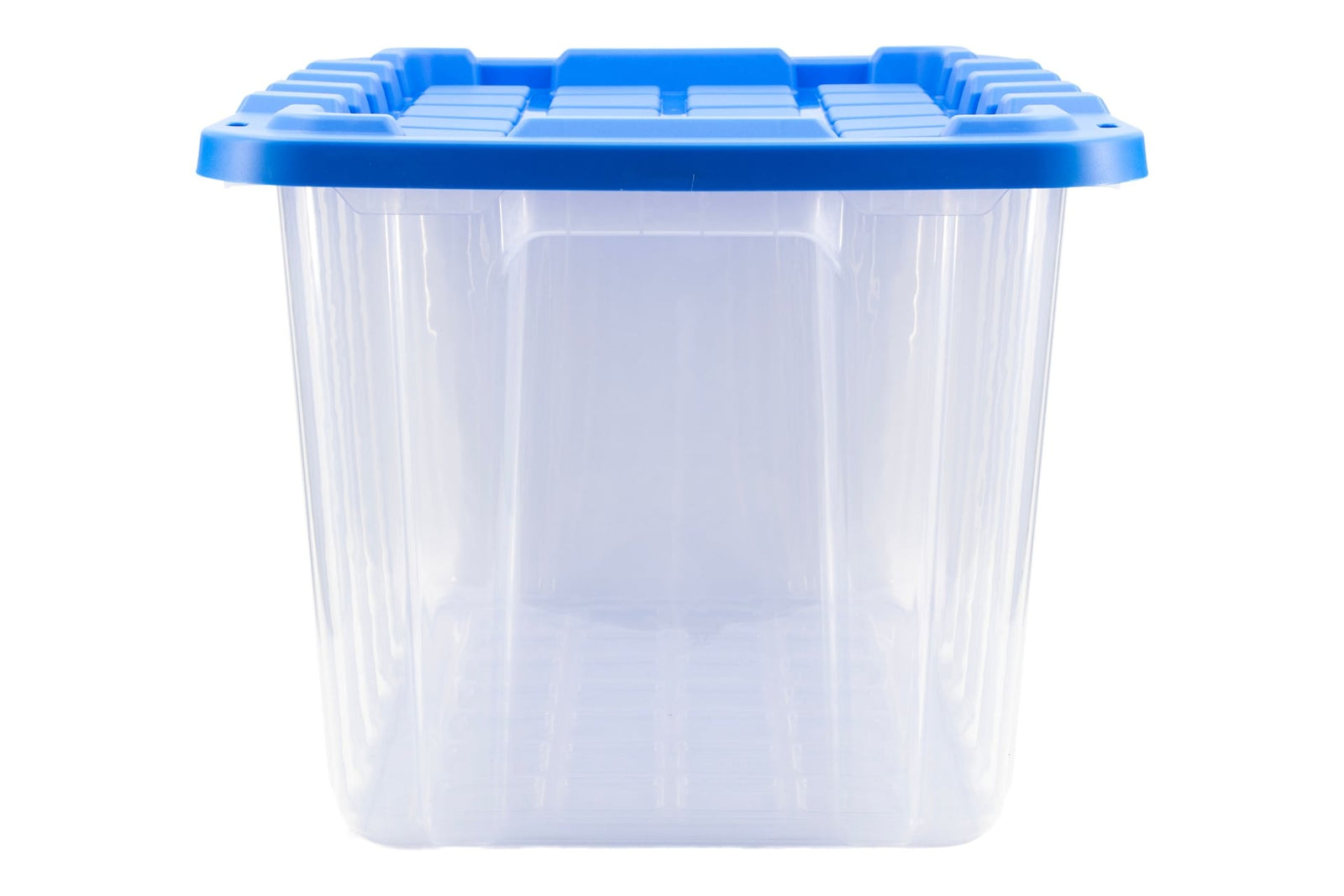 Clear Heavy-Duty Storage Tote with Snap-Lock Lid, 102-L A7T8 - product image 1