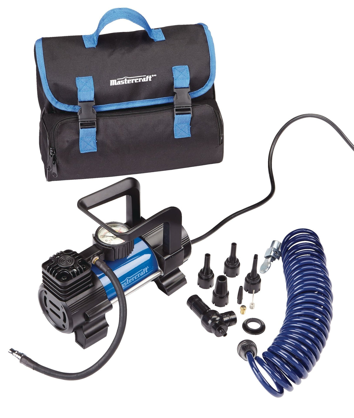Portable 120V Inflator with Built-in Analog Pressure Gauge C2R7 - product image 3
