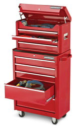 Rolling Tools Storage Cabinet with 5 Drawers, Deep Red, 24-in W5K6 - product image 7