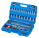 Socket Set, 128-pc, SAE / Metric, CRV, Nickel-Chrome Plating P6P9 - product image 1