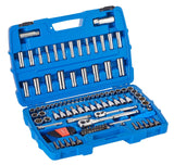 Socket Set, 128-pc, SAE / Metric, CRV, Nickel-Chrome Plating P6P9 - product image 2
