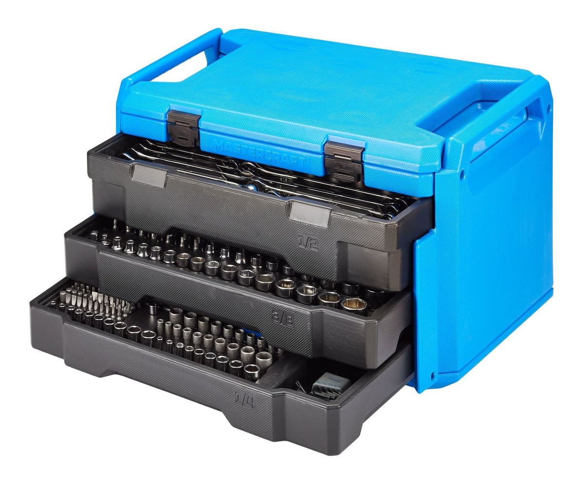 Socket Set, 270-pc, SAE / Metric, CRV, Nickel-Chrome Plating W4D5 - product image 2