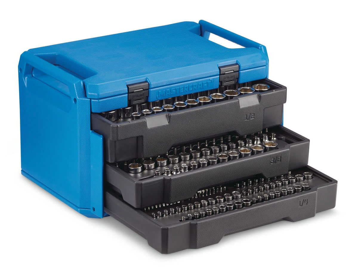 Socket Set, 270-pc, SAE / Metric, CRV, Nickel-Chrome Plating O7G4 - product image 3