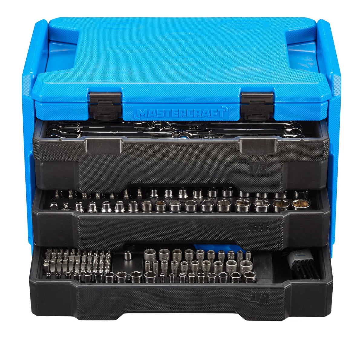 Socket Set, 270-pc, SAE / Metric, CRV, Nickel-Chrome Plating W4D5 - product image 5