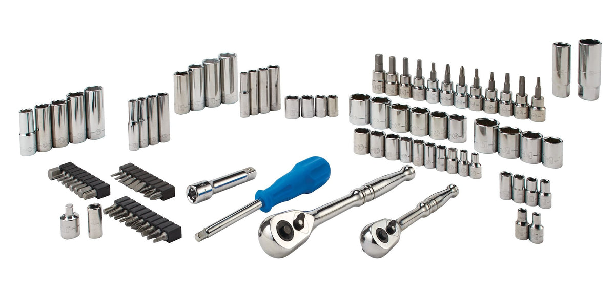Socket Set, 95-pc, SAE / Metric, CRV, Nickel-Chrome Plating C1Y9 - product image 7