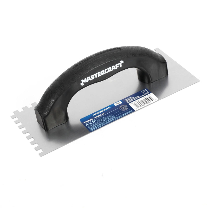 Steel Square-Notch Adhesive Trowel For Ceramic Tile & Flooring Z7E7