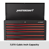 Tool Chest with 6 Drawers, Black, 36-in J8Z0 - product image 6