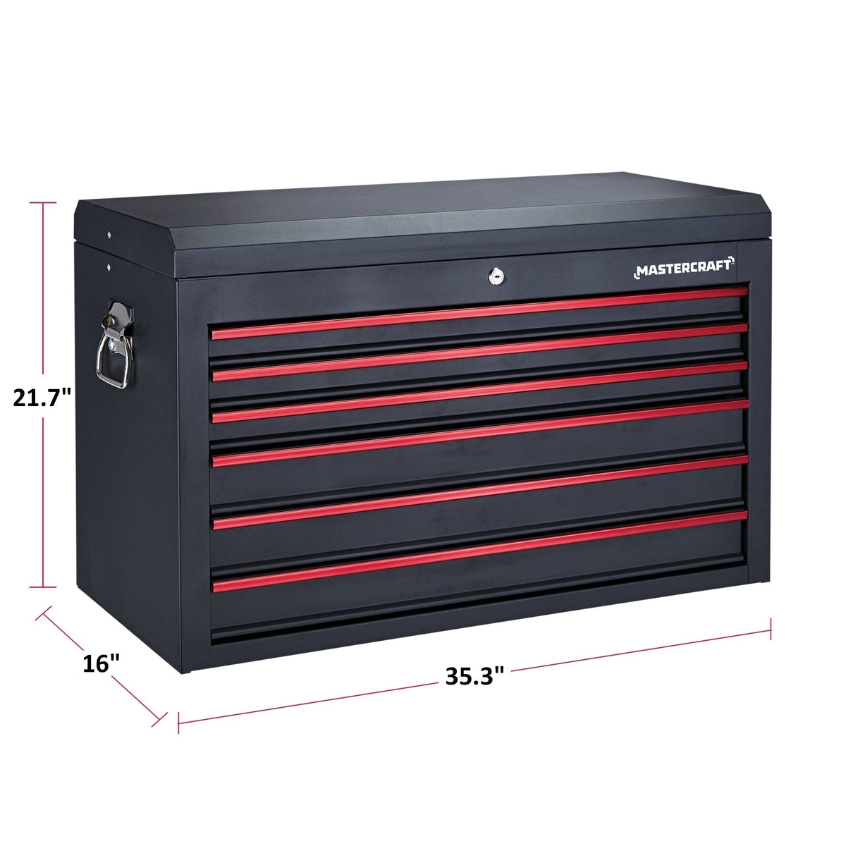 Tool Chest with 6 Drawers, Black, 36-in J8Z0 - product image 7