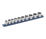 10 Piece 3/8" Drive Low Profile Socket Rail P2J1 - product image 2