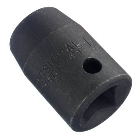 1/2-in Drive Impact Sockets, Assorted Sizes, SAE/Metric, CRMO U1X1