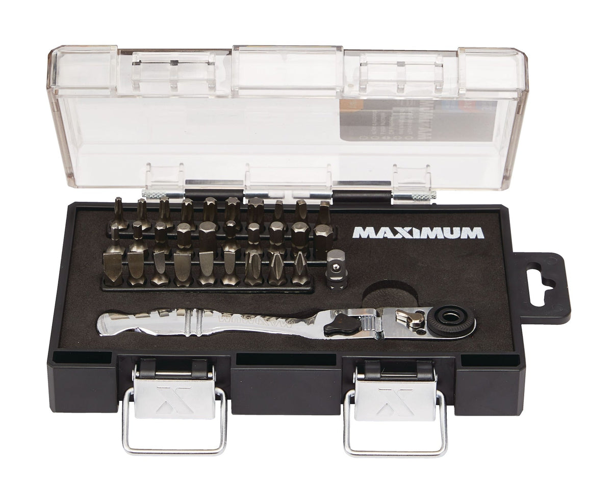 1/4-in Drive Ratchet & Bit Set, 31-pc, SAE/Metric X5W4 - product image 1