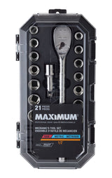 21 Piece 1/2" Drive Metric Socket Set P6A0 - product image 2