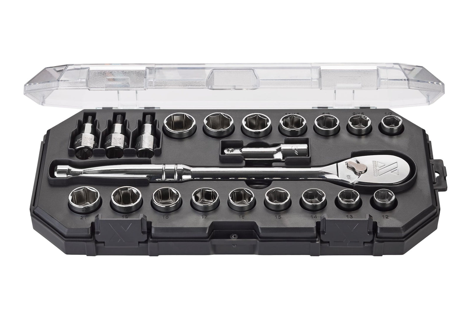 21 Piece 1/2" Drive Metric Socket Set P6A0 - product image 5