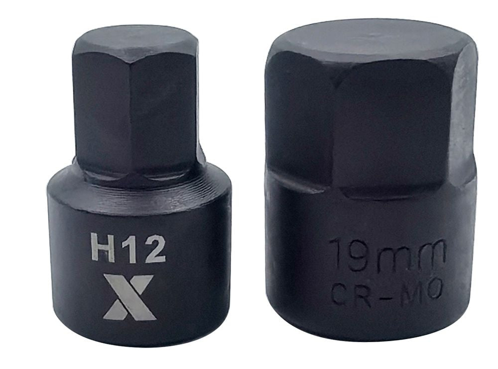 9 Piece Impact Stubby Bit Socket Rail Hex Metric L3H7 - product image 4
