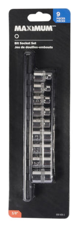 E-Torx Bit Socket Set, Chrome-Plated, 9-pc R7T0 - product image 3